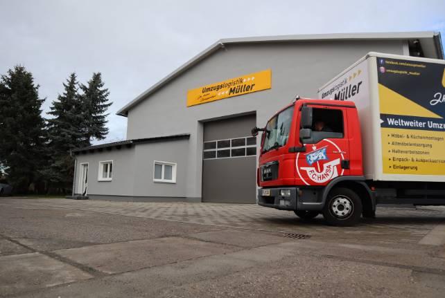Klaviertransport in Riesa